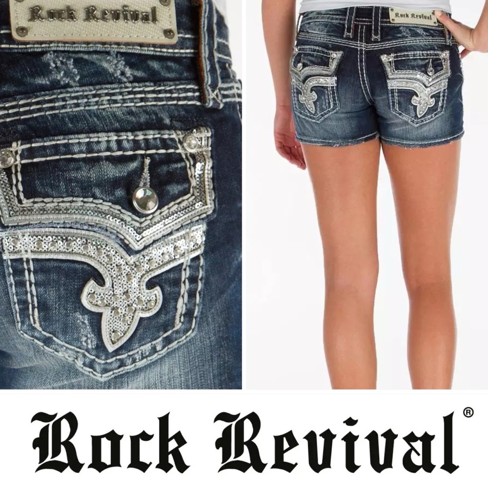 Rock Revival Kai Stretch Short - Picture 16 of 16